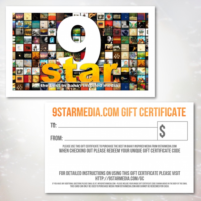 Physical Gift Certificate - Click Image to Close